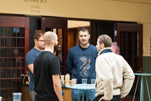 Group of four men